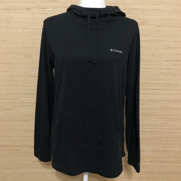 Columbia Women's Solar Shield Charcoal Hoodie Sweater Size Large - Picture 1 of 8